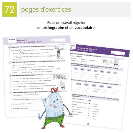 Orthographe et vocabulaire CM2 – Cahier d'exercices – JOCATOP