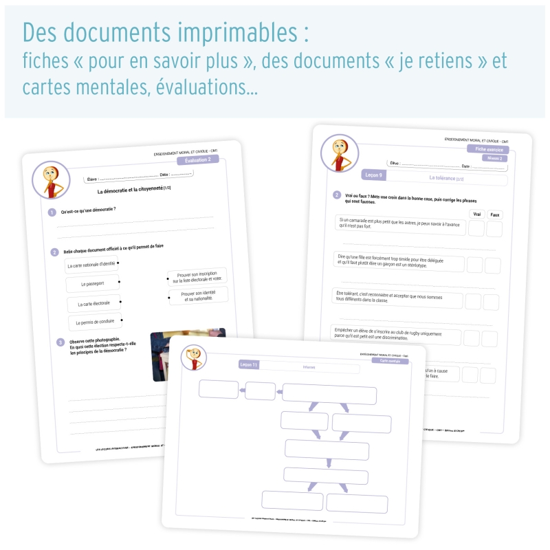 EMC - CM1 : République, civisme et citoyenneté numérique
