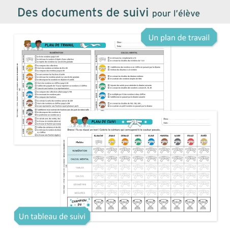 Numération et Calcul Mental CE1 par Ceintures de Compétences