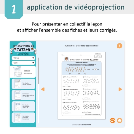 Numération et Calcul Mental CE1 par Ceintures de Compétences