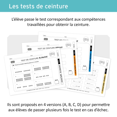 Calcul & Tables de Multiplication pour la classe de CE1