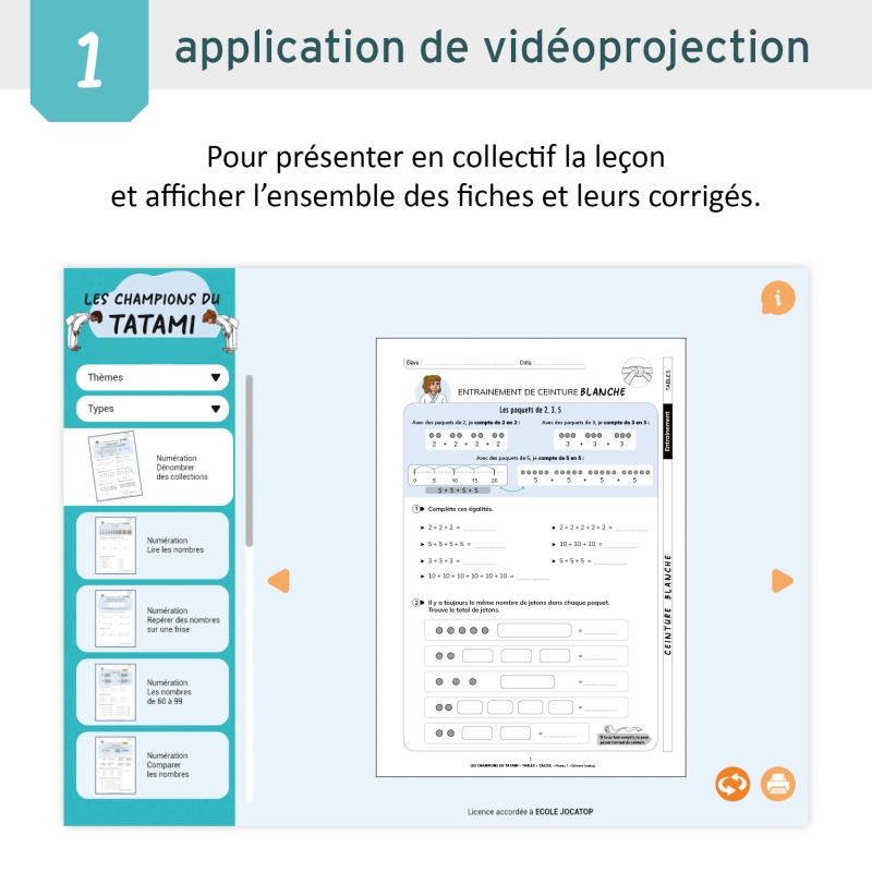 Calcul & Tables de Multiplication pour la classe de CE1
