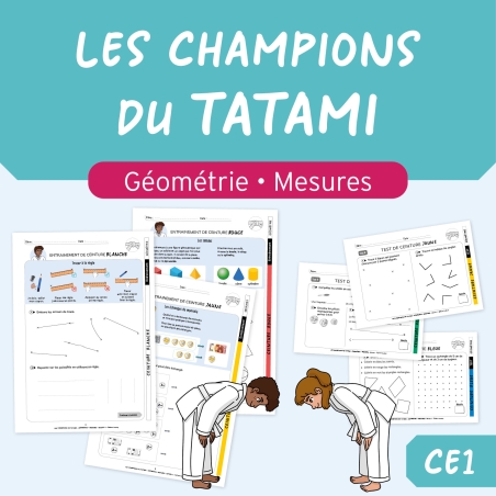 Classeur géométrie & mesures pour la classe de CE1