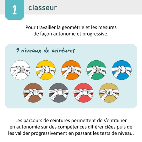 Classeur géométrie & mesures pour la classe de CE1