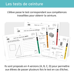 Classeur géométrie & mesures pour la classe de CE1