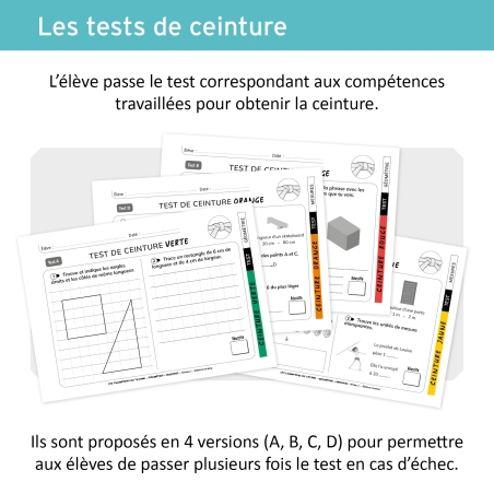 Classeur géométrie & mesures pour la classe de CE1