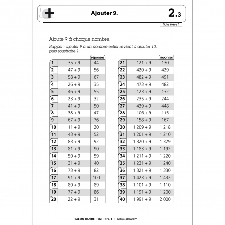 Calcul mental