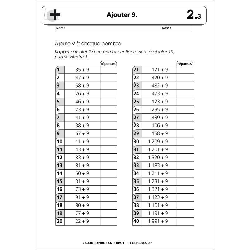 Calcul rapide