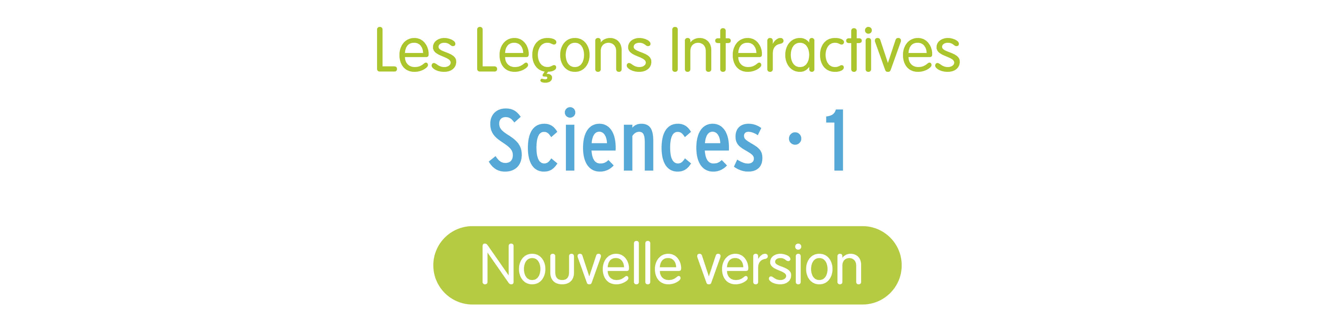 LI sciences 1 nouvelle edition